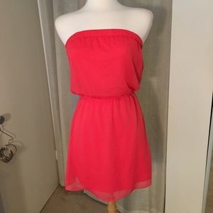 Express strapless dress